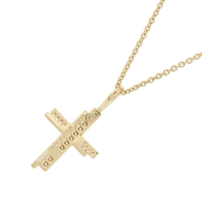Harry Winston Necklace Traffic Cross Diamond Total 18k Yellow Gold Cmdyrecrtrf — view 3