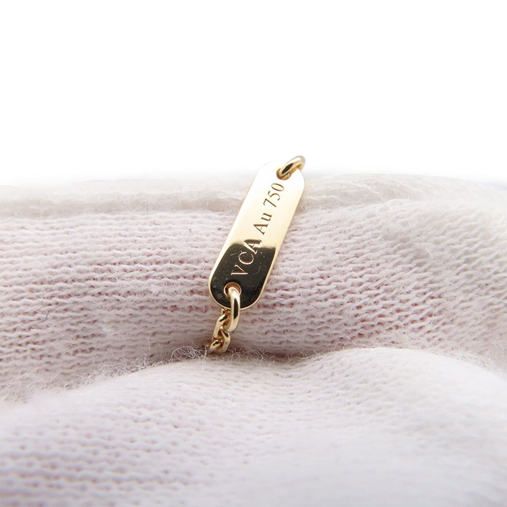 Van Cleef & Arpels Necklace Vintage Alhambra Pendant Mother of Pearl 18k Yellow — view 6