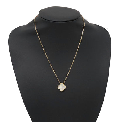 Van Cleef & Arpels Necklace Vintage Alhambra Pendant Mother of Pearl 18k Yellow — view 3