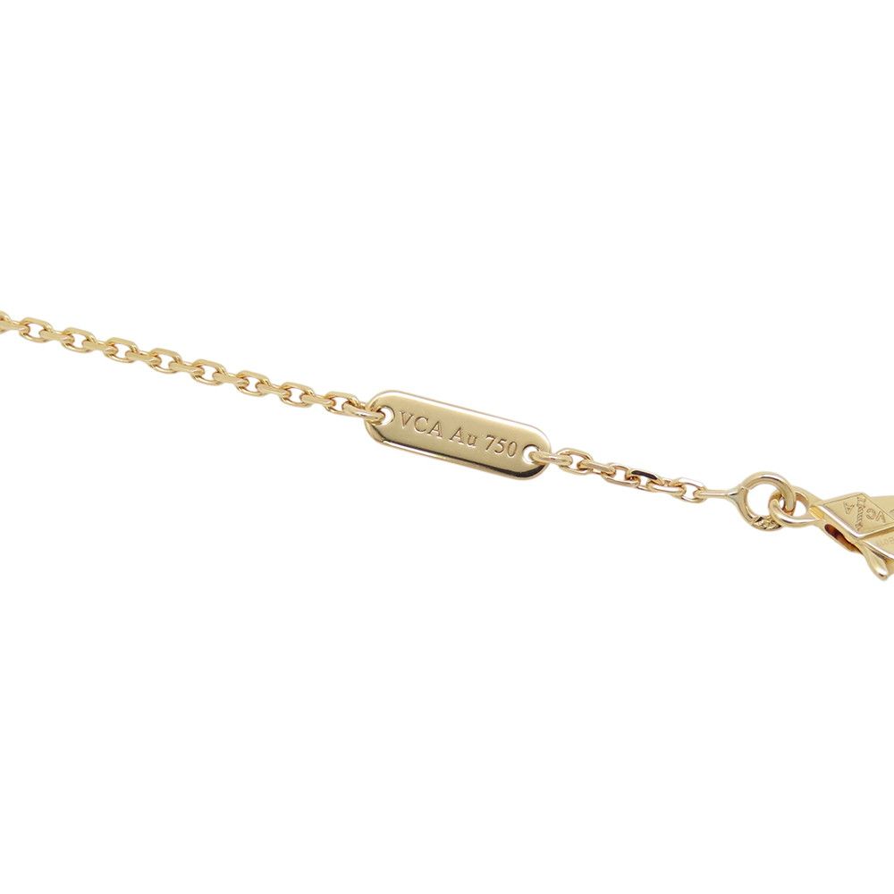 Van Cleef & Arpels Necklace Vintage Alhambra Pendant Mother of Pearl 18k Yellow — view 9