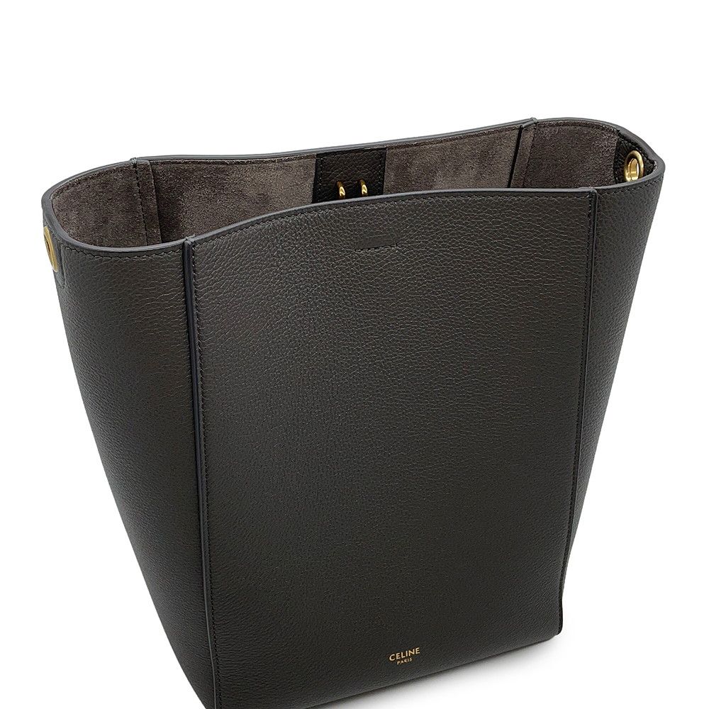 Celine Shoulder Bag Sangles Bucket Leather — view 7