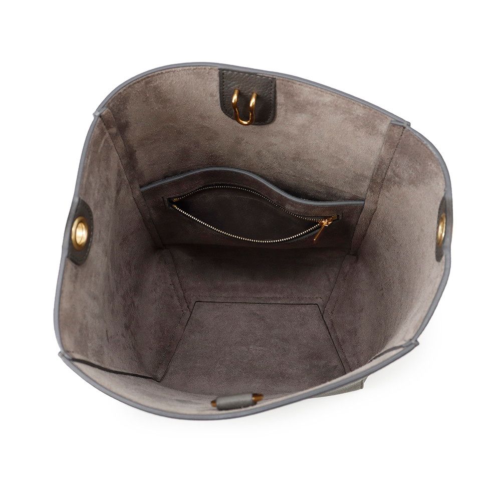 Celine Shoulder Bag Sangles Bucket Leather — view 5