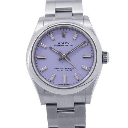 Rolex Oyster Perpetual 31 Roulette Watch Lavender Dial