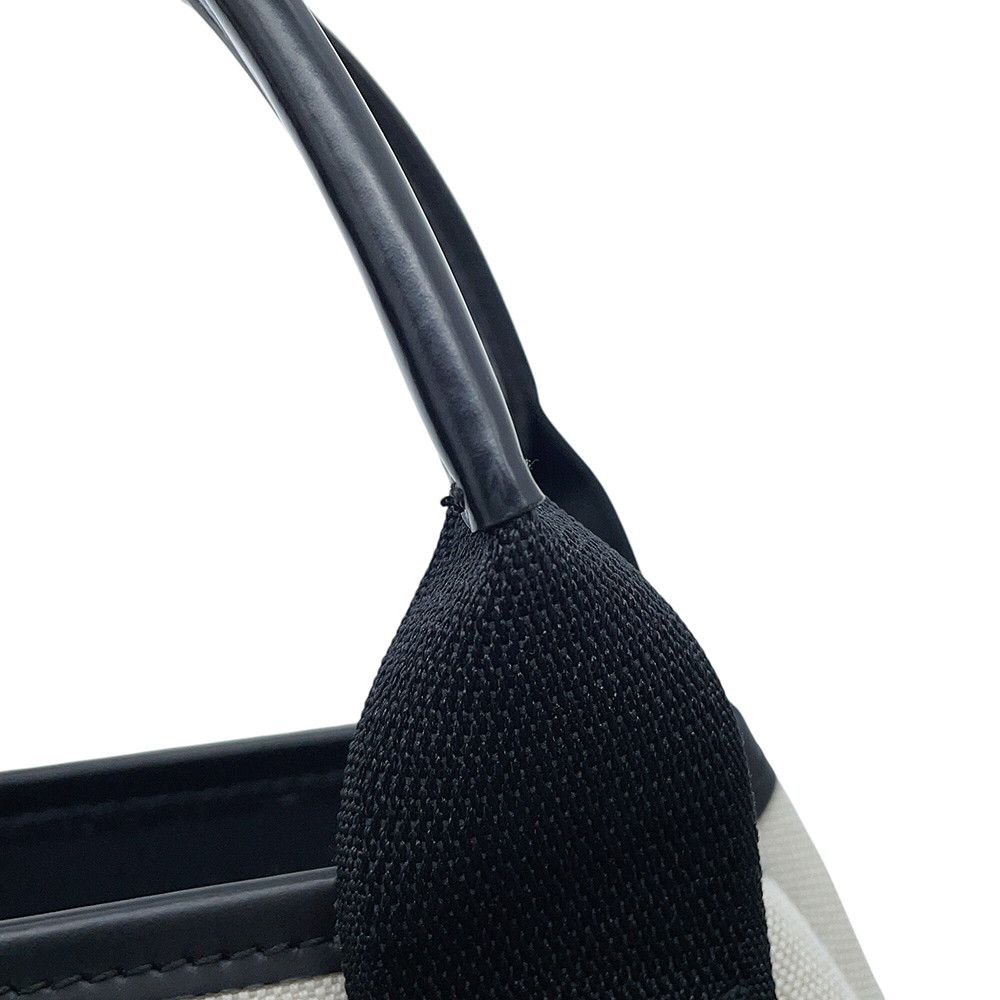 Balenciaga Handbag Navy Cabas XS Bag Black White — view 9