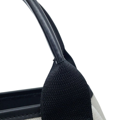 Balenciaga Handbag Navy Cabas XS Bag Black White — view 9