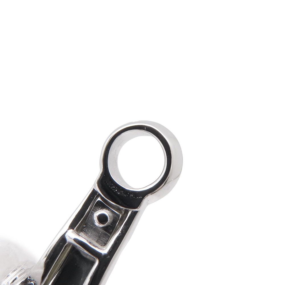 Cartier Earrings Maillon Panthere Pave Diamond Total 18k White Gold — view 8