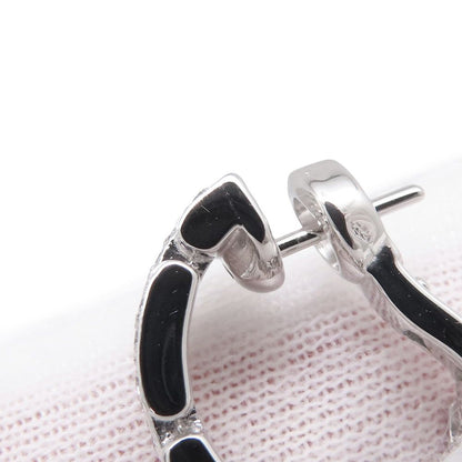 Cartier Earrings Maillon Panthere Pave Diamond Total 18k White Gold — view 7