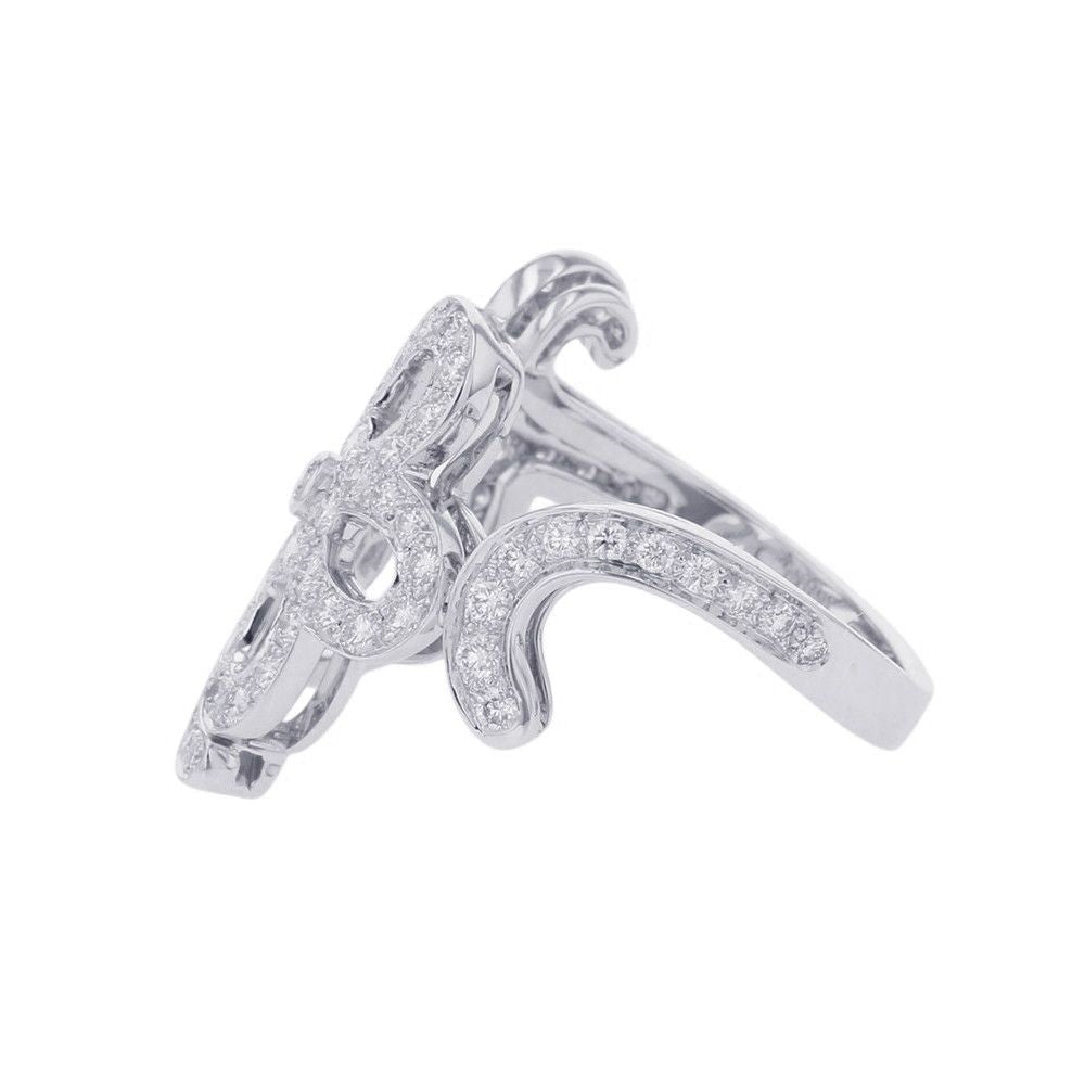 Van Cleef & Arpels Ring Dentelle Diamond 18k White Gold — view 2