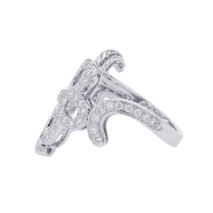 Van Cleef & Arpels Ring Dentelle Diamond 18k White Gold — view 2
