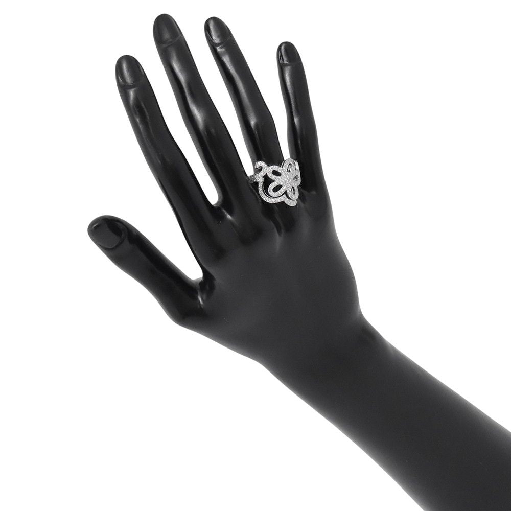 Van Cleef & Arpels Ring Dentelle Diamond 18k White Gold — view 4