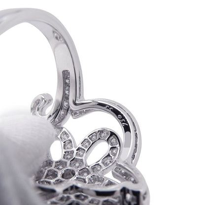 Van Cleef & Arpels Ring Dentelle Diamond 18k White Gold — view 7