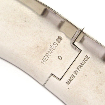 Hermes Bangle Clic Clac Silver Orange Bracelet — view 4