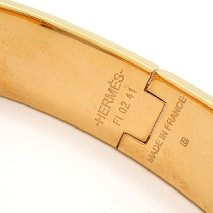 Hermes Bangle Click Gold Multi Horse Pattern Bracelet — view 4