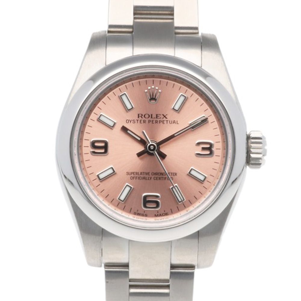 Rolex Oyster Perpetual Watch Stainless Steel Automatic Winding Overhauled