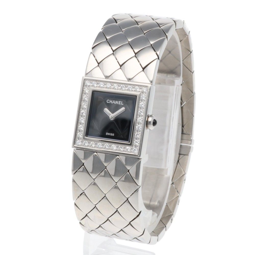 Chanel Quilted Watch Stainless Steel Quartz — view 3