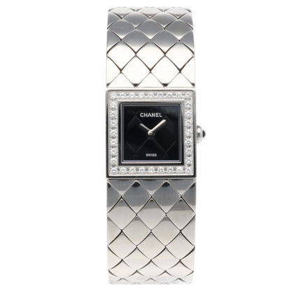 Chanel Quilted Watch Stainless Steel Quartz — view 8