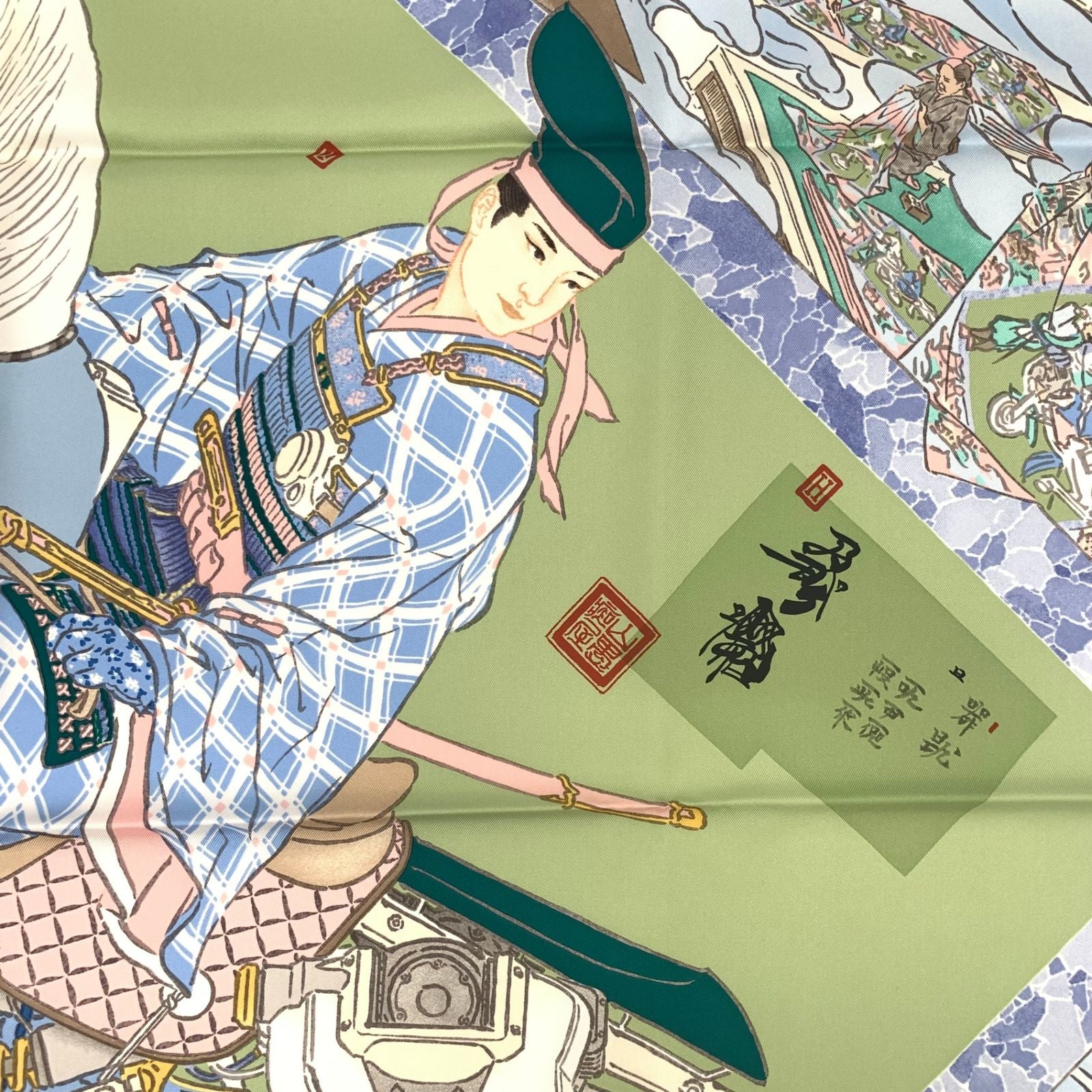 Hermes Carre 90 les Artisans D'hermes Scarf Silk — view 7