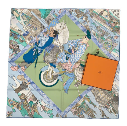 Hermes Carre 90 les Artisans D'hermes Scarf Silk