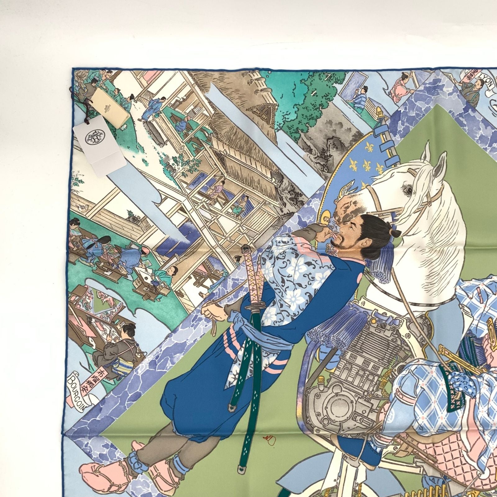 Hermes Carre 90 les Artisans D'hermes Scarf Silk — view 3