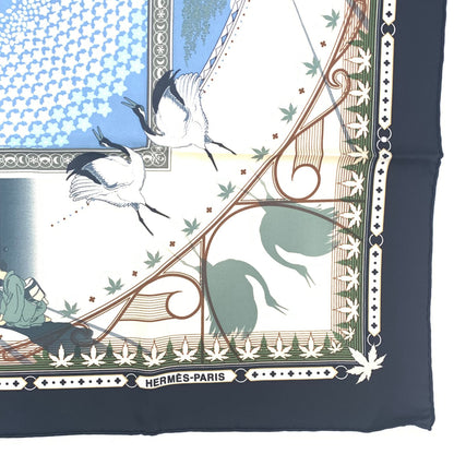 Hermes Carre 90 Chaque Rencontre Est Unique Ichi Era Ichie Scarf Kacho Fugetsu — view 5