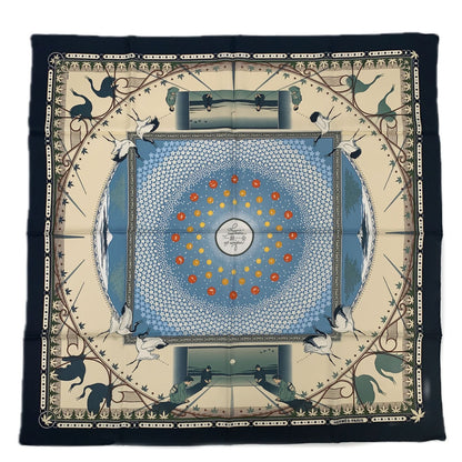Hermes Carre 90 Chaque Rencontre Est Unique Ichi Era Ichie Scarf Kacho Fugetsu — view 2