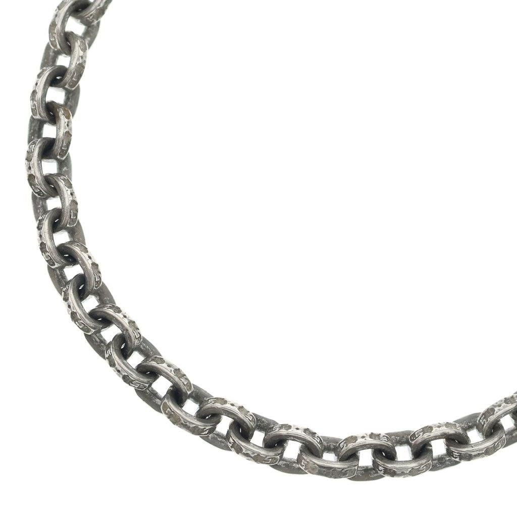 Chrome Hearts Paper Chain 18 Necklace Silver