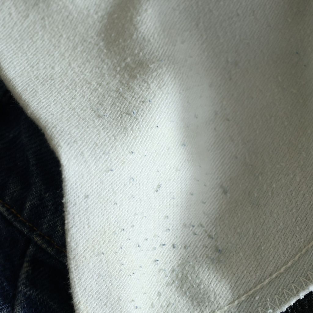 Chrome Hearts Vntg Blu Orng Tab 517 Washed Denim Pants with Cross Patch Indigo — view 6