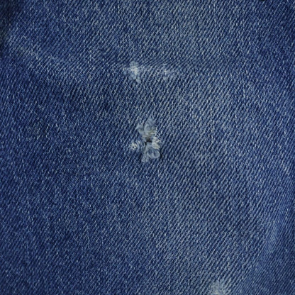 Chrome Hearts Vntg Blu Orng Tab 517 Washed Denim Pants with Cross Patch Indigo — view 4