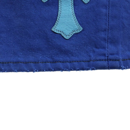 Chrome Hearts Vntg Jean Blu Red Tab Washed Pants with Cross Patch — view 5