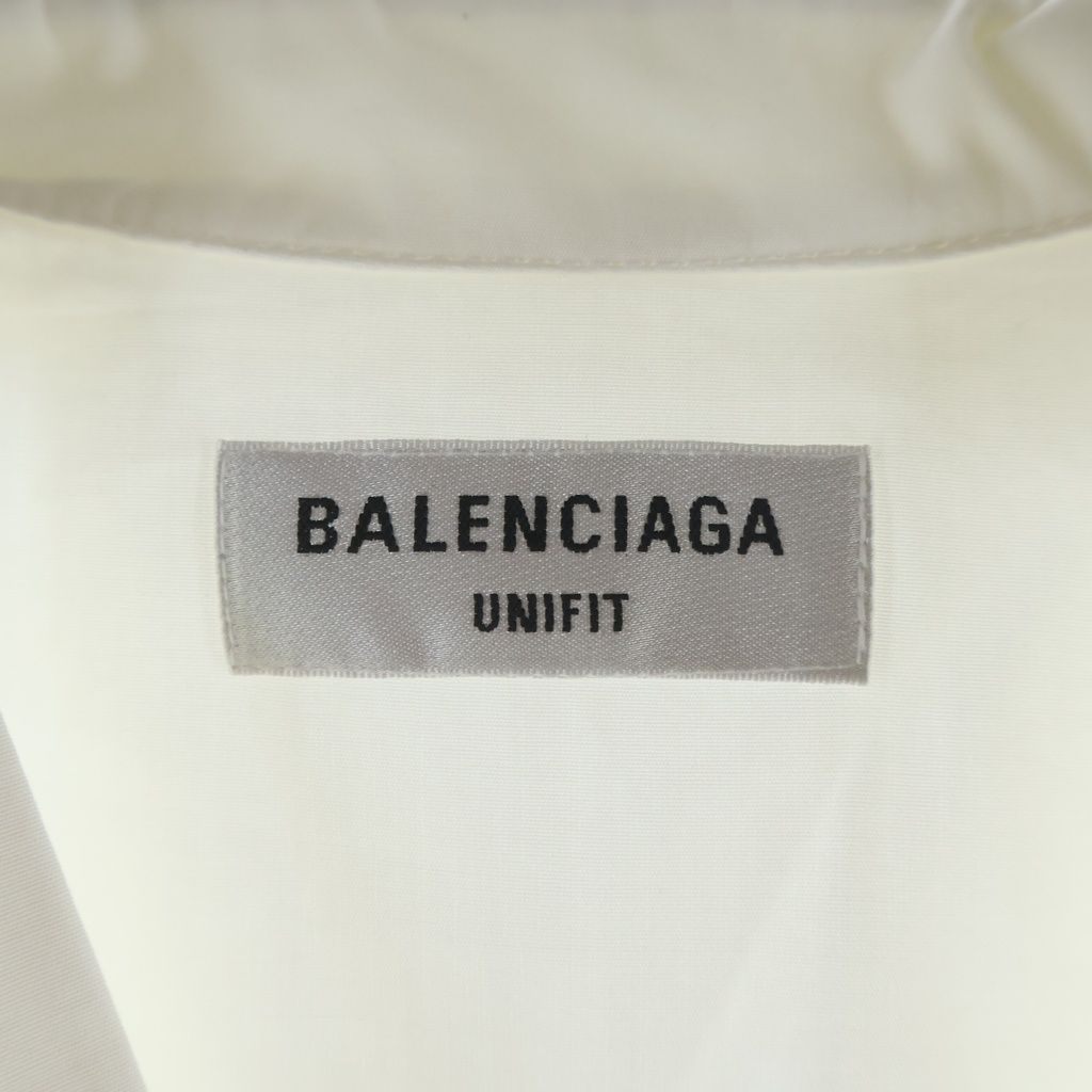 Balenciaga Asymmetric Overshirt White XXS T-Shirt — view 7