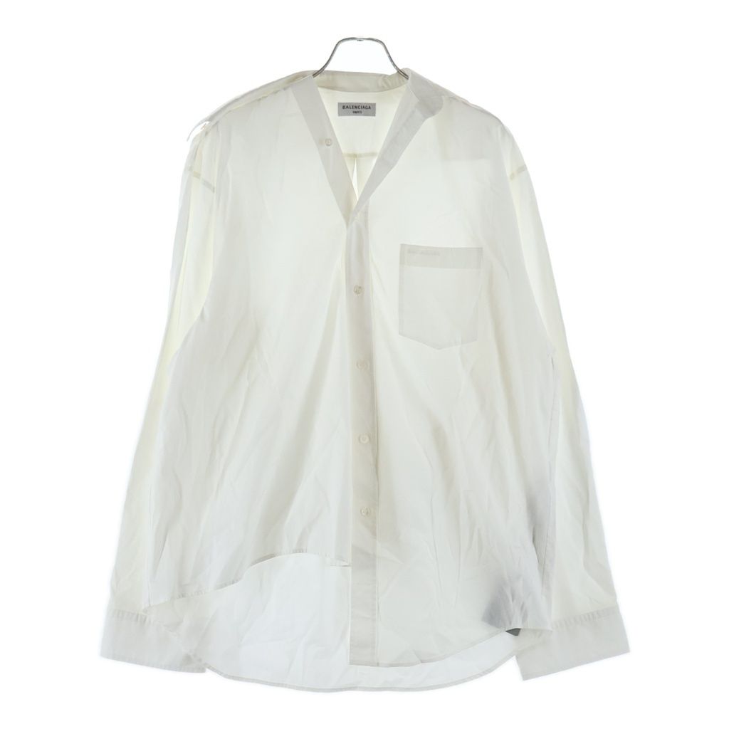 Balenciaga Asymmetric Overshirt White XXS T-Shirt