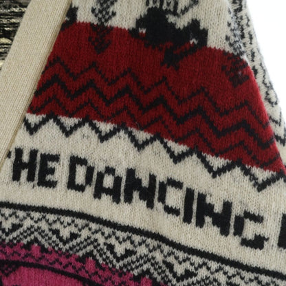 Celine the Dancing Kid Wool Jacquard Luzuka Digan Multicolor Cardigan — view 5