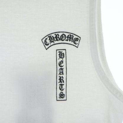Chrome Hearts Vintage Celtic Cross T Bar Tank Top White — view 4