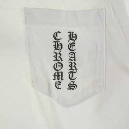 Chrome Hearts Vintage Scroll Label Chest Pocket Print T-Shirt White — view 6