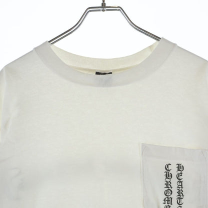 Chrome Hearts Vintage Scroll Label Chest Pocket Print T-Shirt White — view 3