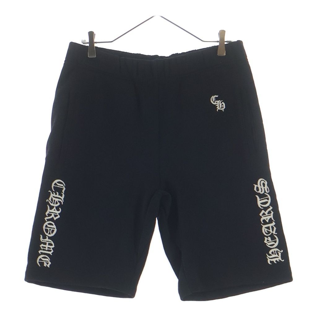 Chrome Hearts Not Slo Ride Logo Embroidery Sweatshirt Shorts Black