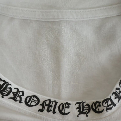 Chrome Hearts CH T-Shirt Neck Logo Short Sleeve White — view 7