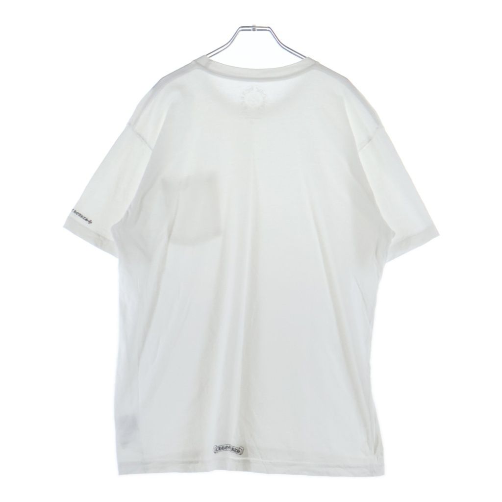 Chrome Hearts CH T-Shirt Neck Logo Short Sleeve White — view 2