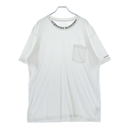 Chrome Hearts CH T-Shirt Neck Logo Short Sleeve White