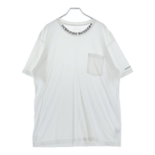 Chrome Hearts CH T-Shirt Neck Logo Short Sleeve White
