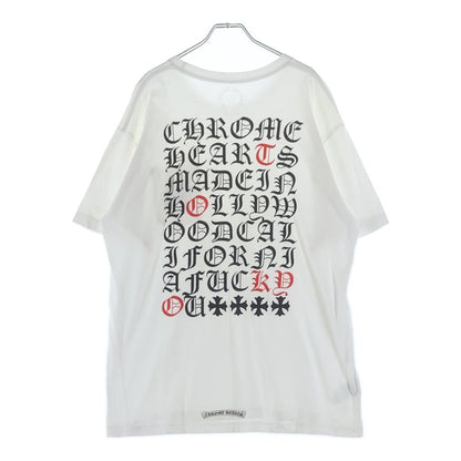 Chrome Hearts CH T-shrt 1 Back English Print T-Shirt Short Sleeve
