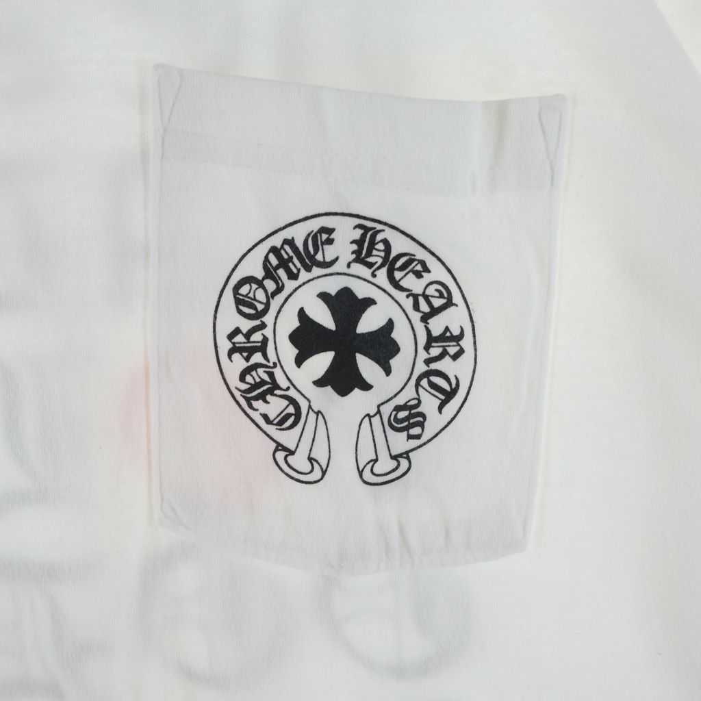 Chrome Hearts CH T-shrt 1 Back English Print T-Shirt Short Sleeve — view 5