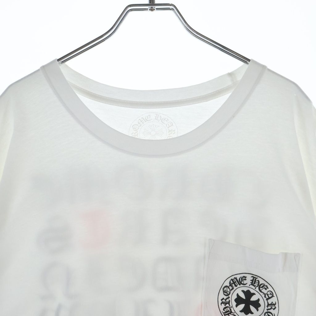 Chrome Hearts CH T-shrt 1 Back English Print T-Shirt Short Sleeve — view 3