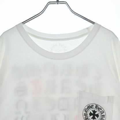 Chrome Hearts CH T-shrt 1 Back English Print T-Shirt Short Sleeve — view 3