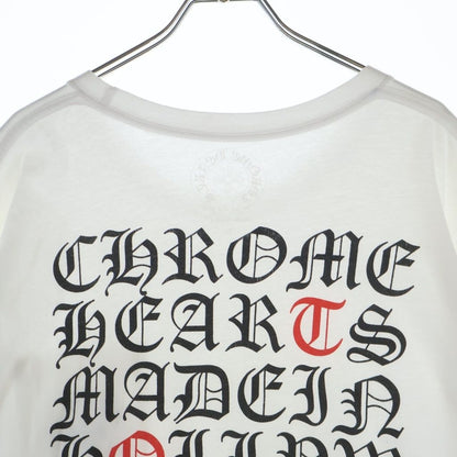 Chrome Hearts CH T-shrt 1 Back English Print T-Shirt Short Sleeve — view 4
