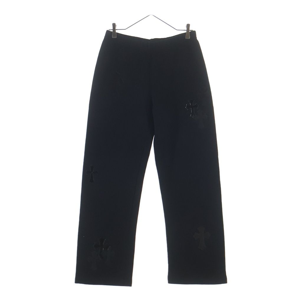 Chrome Hearts Not Sweatshirt with Cross Patch Long Pants Black