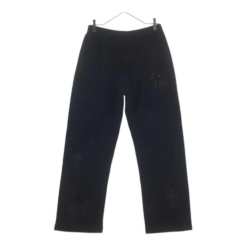 Chrome Hearts Not Sweatshirt with Cross Patch Long Pants Black — view 2