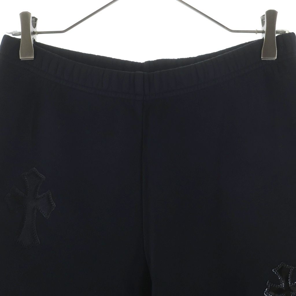 Chrome Hearts Not Sweatshirt with Cross Patch Long Pants Black — view 3