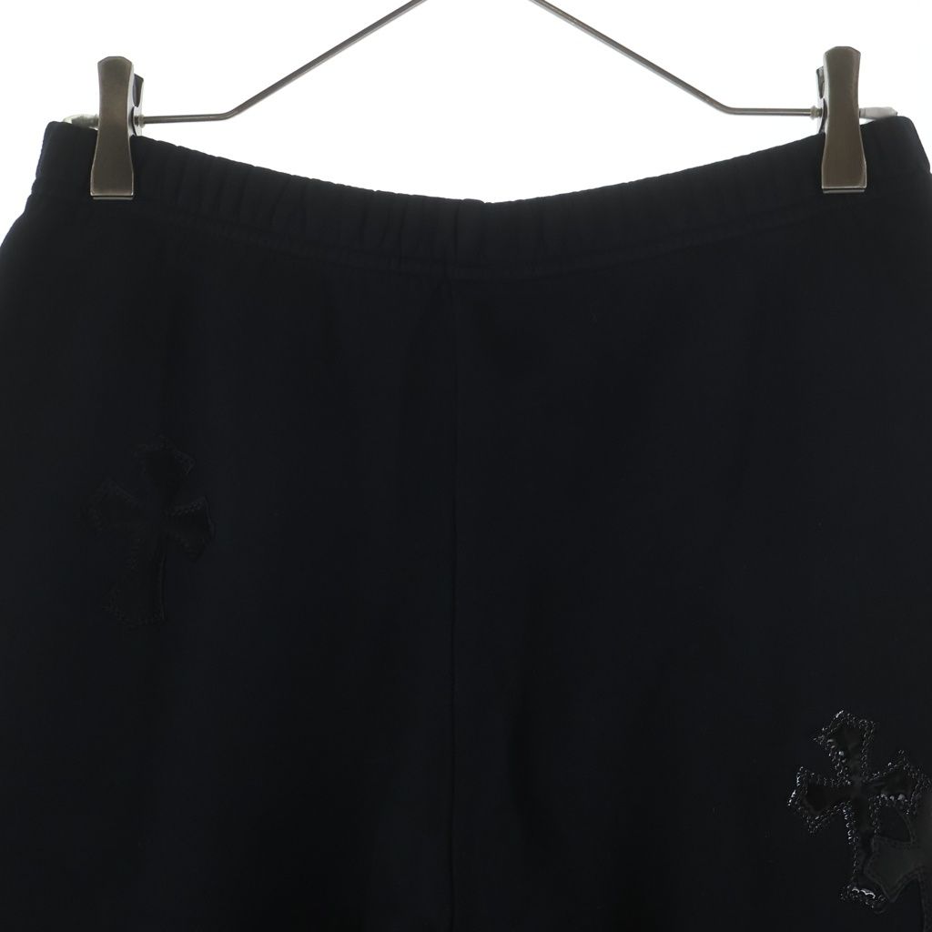 Chrome Hearts Not Sweatshirt with Cross Patch Long Pants Black — view 4