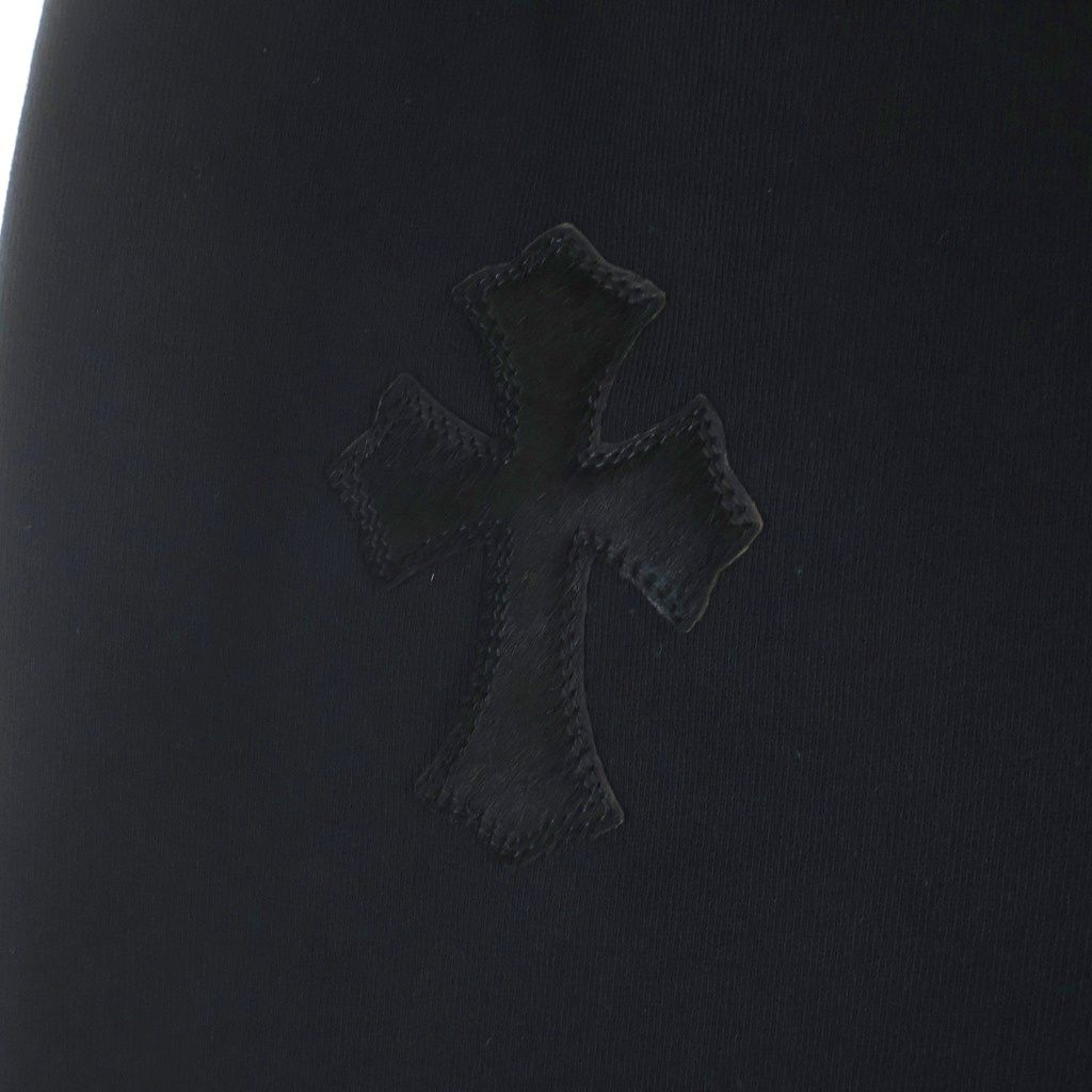 Chrome Hearts Not Sweatshirt with Cross Patch Long Pants Black — view 5
